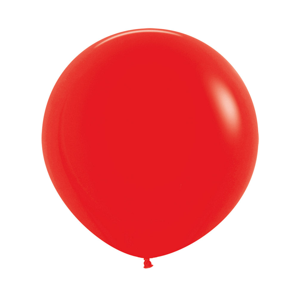 Fashion Red Round Latex Balloon