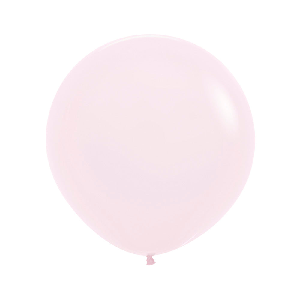 Pastel Matte Pink Round Latex Balloon