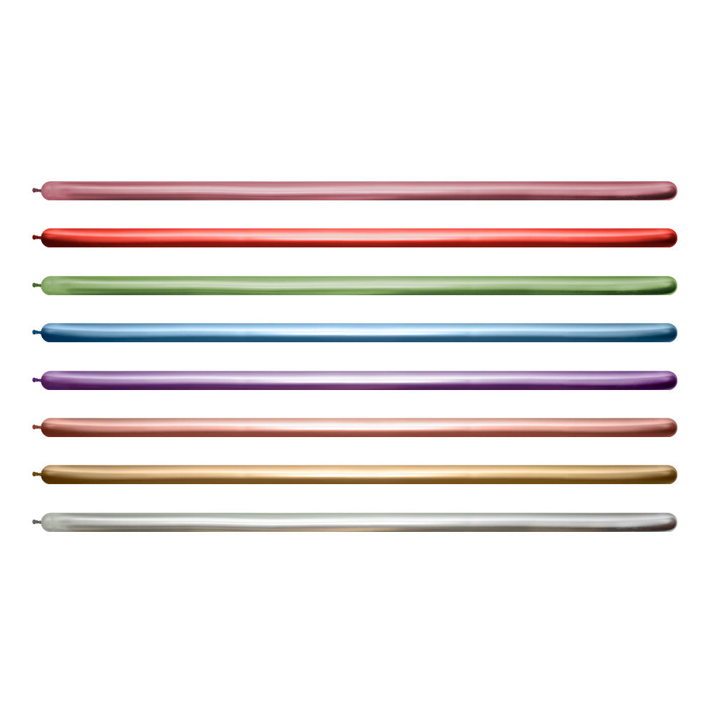 Reflex Assorted Tube 260 Latex Balloon