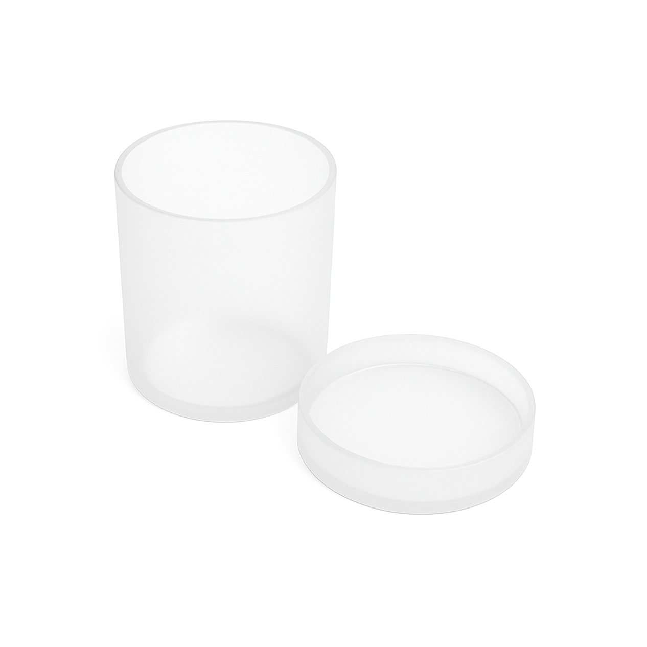 Satin Finished Acrylic Round Boxes (1 pc)