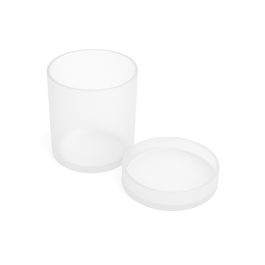 Satin Finished Acrylic Round Boxes (1 pc)