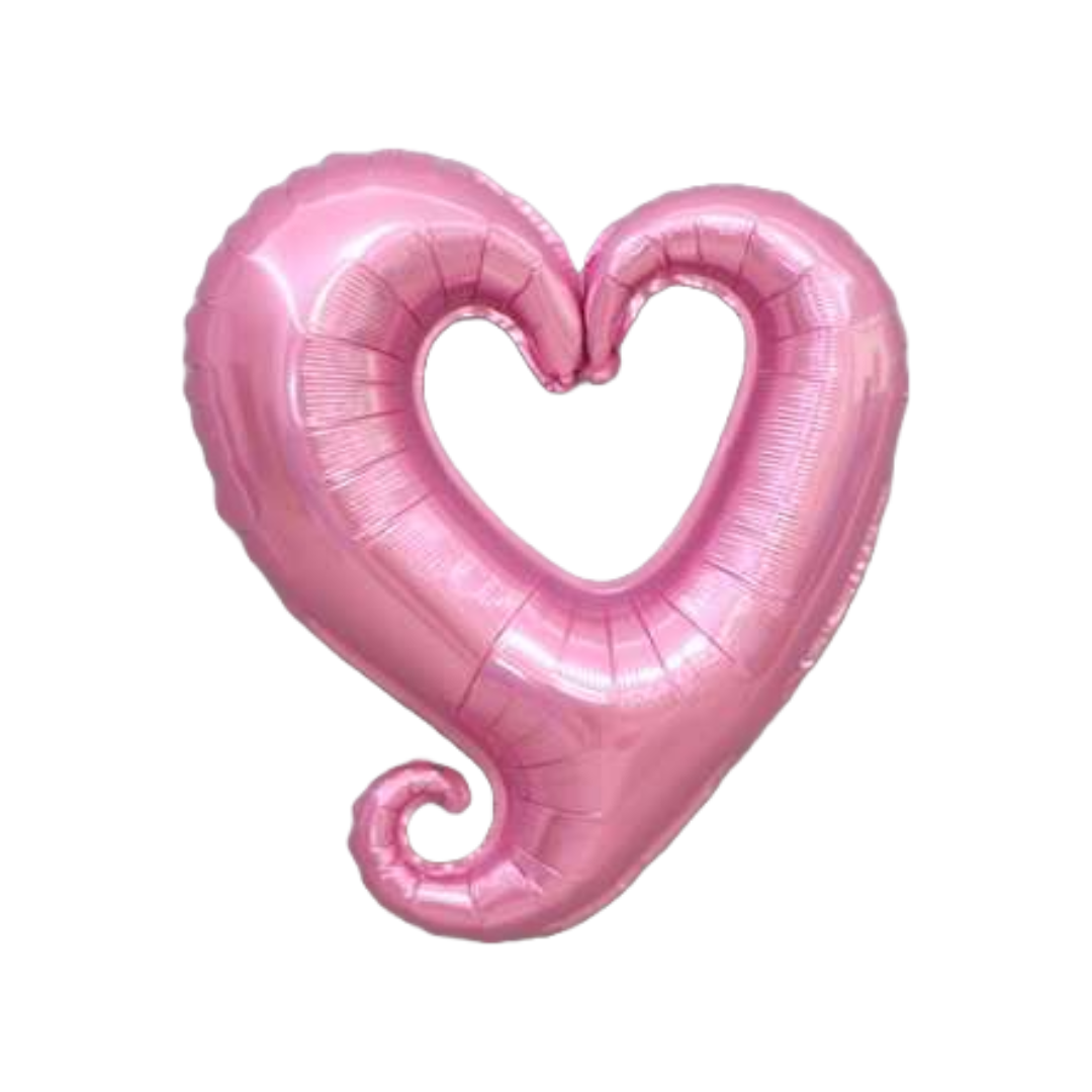 18" Link Heart Shape Foil Balloon