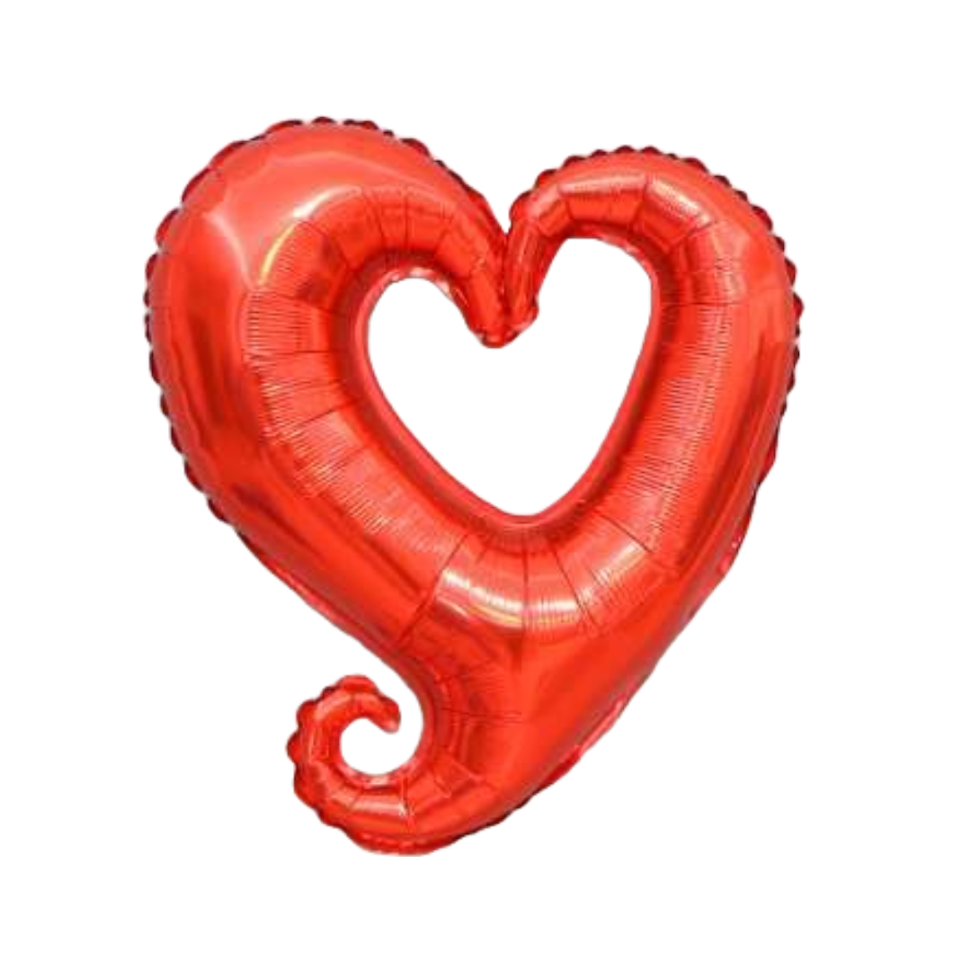 18" Link Heart Shape Foil Balloon