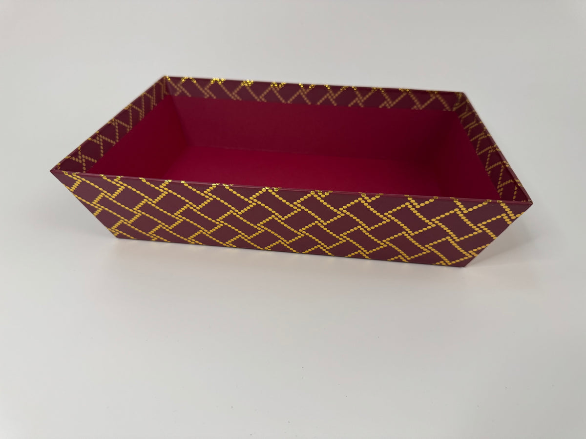 Burgundy Gift Tray (Medium)