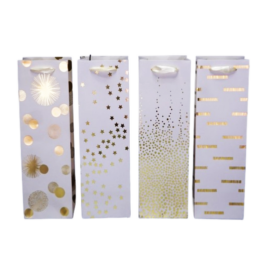 White Bottle Gift Bag