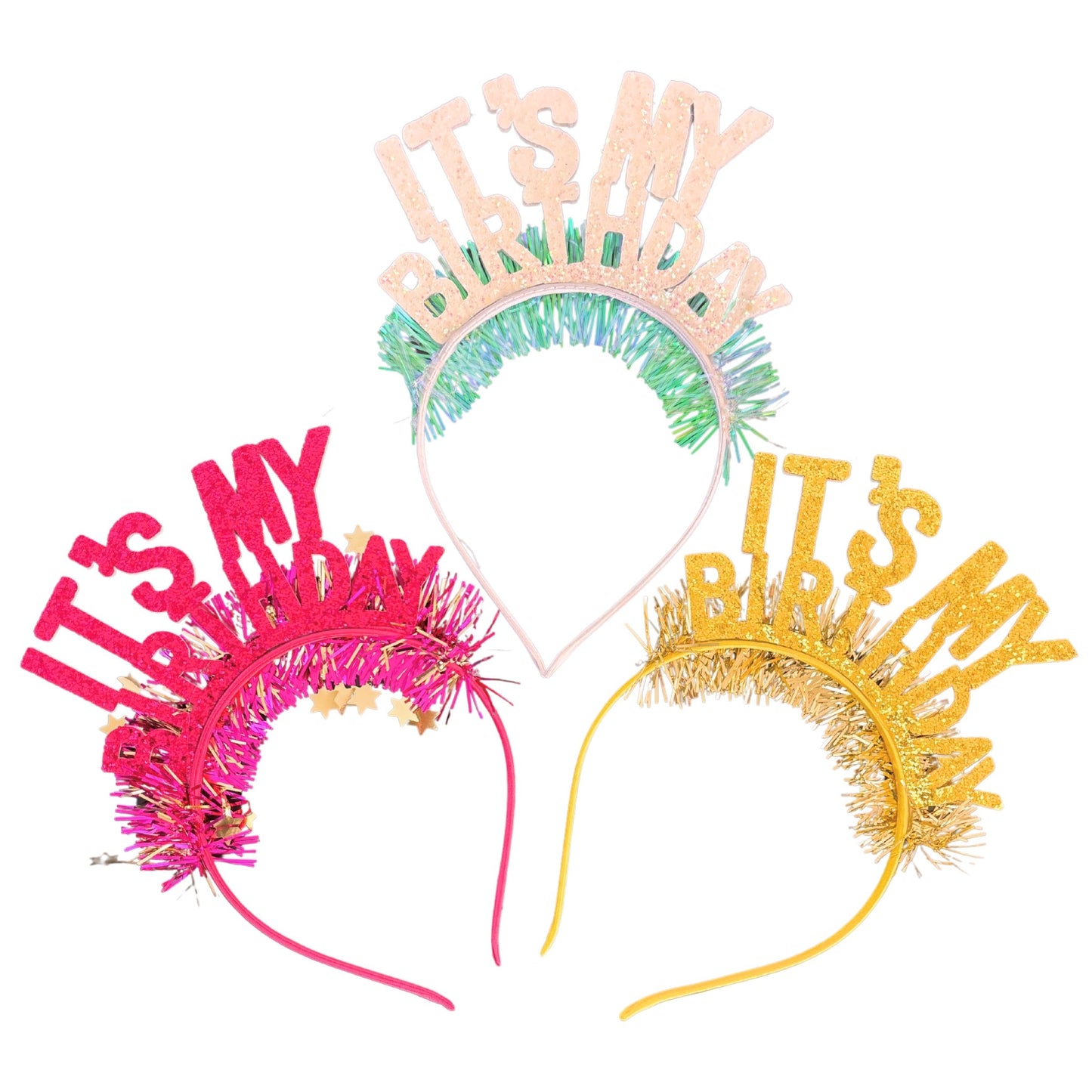Stacked It’s My Birthday Headband (1 pc)