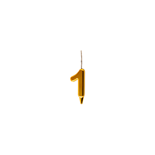 Acrylic Candle Numbers (1 pc)