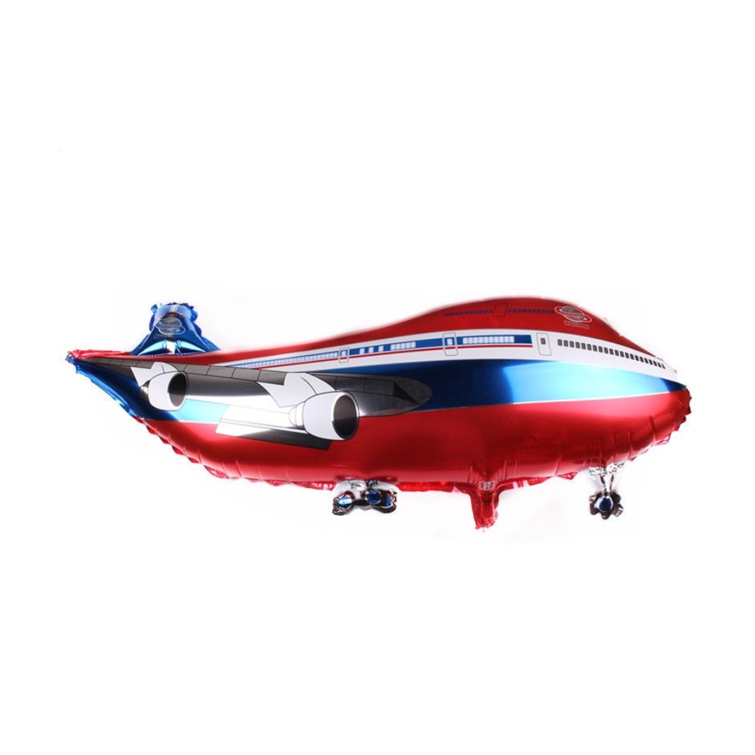 32" Red Airplane Foil Balloon