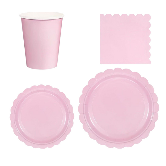 100pc Pink Partyware Bundle