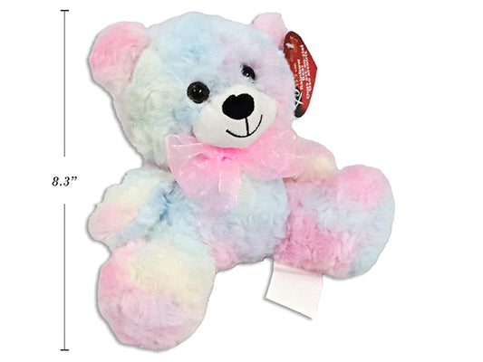 8” Pastel Rainbow Bear