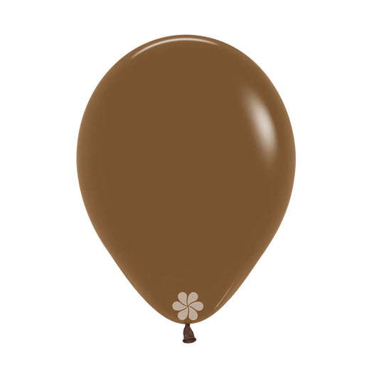 Fashion Mocha Round Latex Balloon