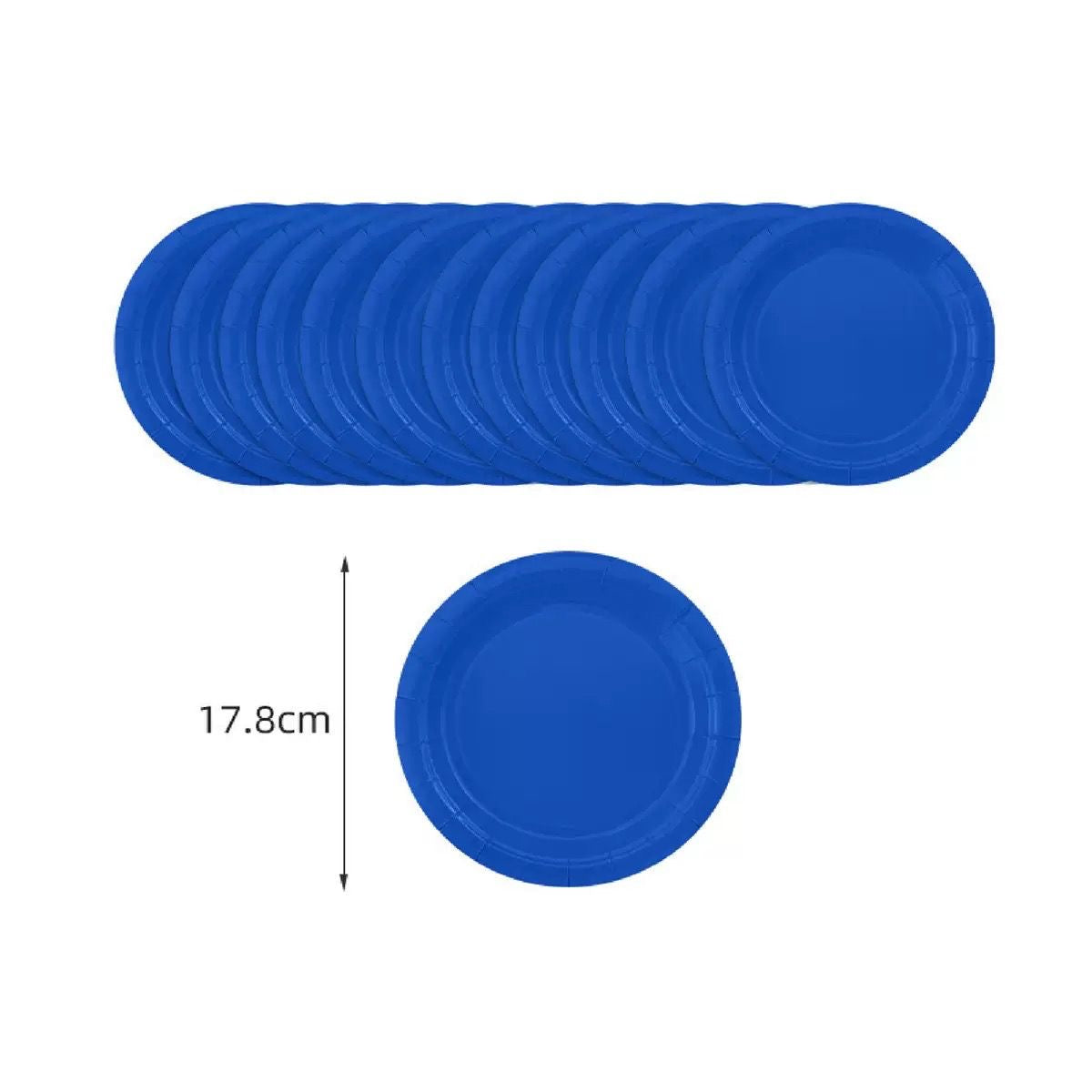 50pc Royal Blue Partyware Bundle