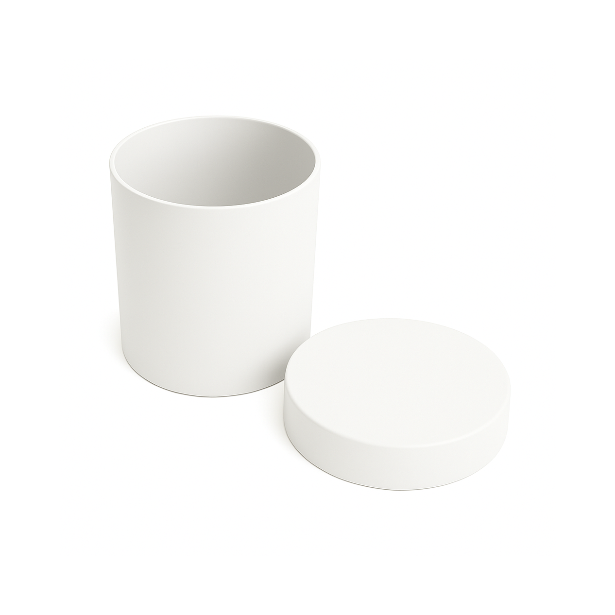 Satin Finished Acrylic Round Boxes (1 pc)