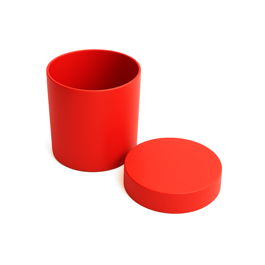 Satin Finished Acrylic Round Boxes (1 pc)