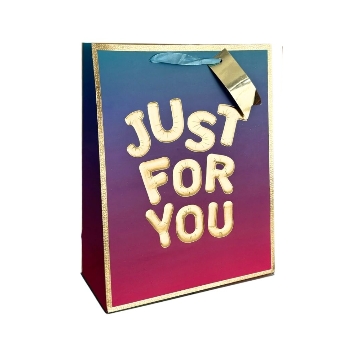 Embossed Birthday Paper Bags (Medium)