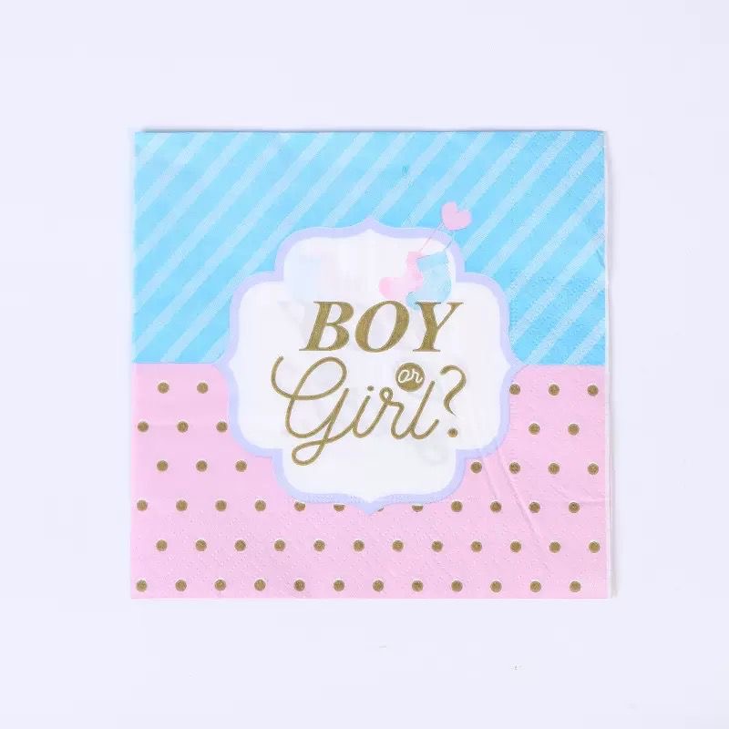 64pcs Gender Reveal Partyware Bundle
