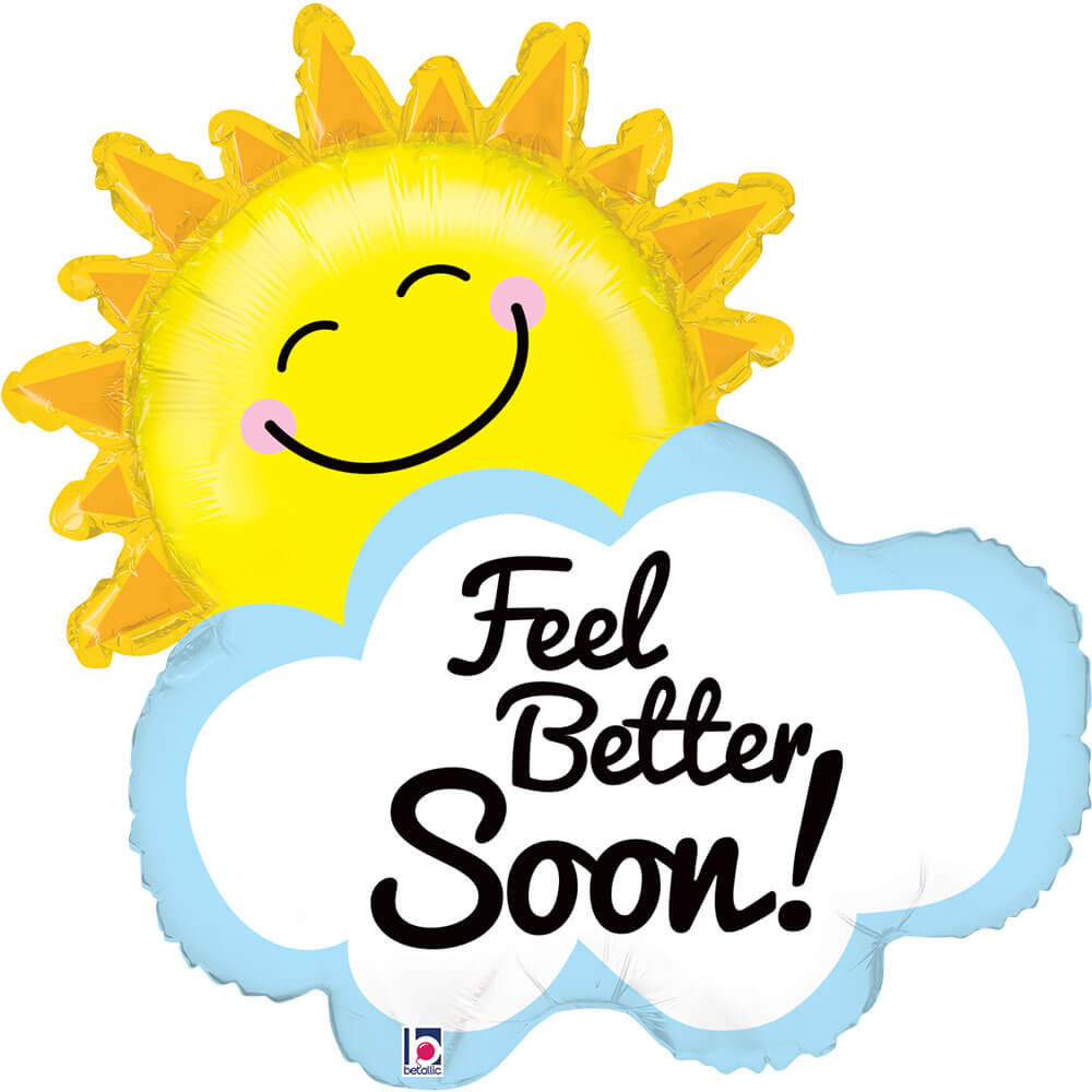 31" Feel Better Soon Foil Balloon