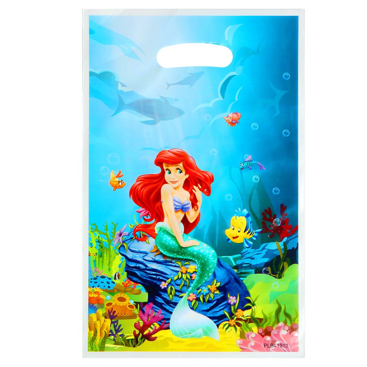 Ariel Mermaid Character Loot Bags (10 pcs, per pk)