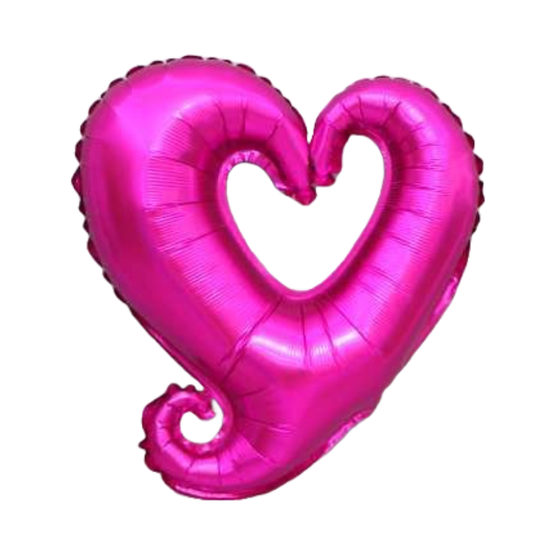 18" Link Heart Shape Foil Balloon