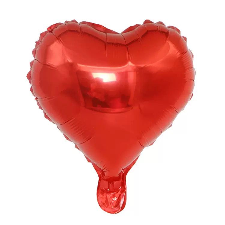 10" Heart Foil Balloon