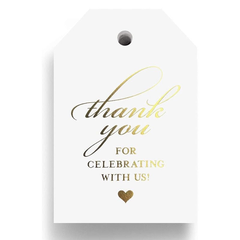 Thank You for Celebrating with us Tags (1 pc)