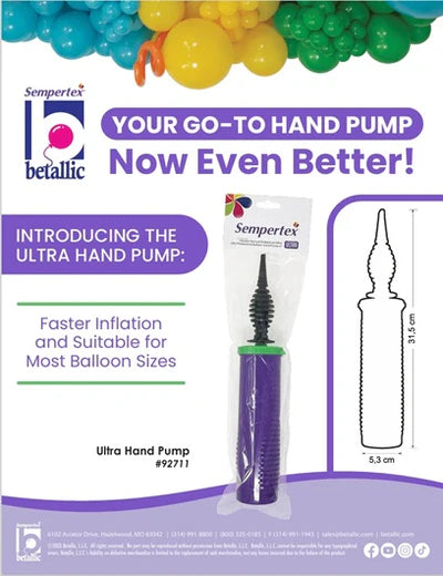 Sempertex Ultra Professional Balloon Hand Pump
