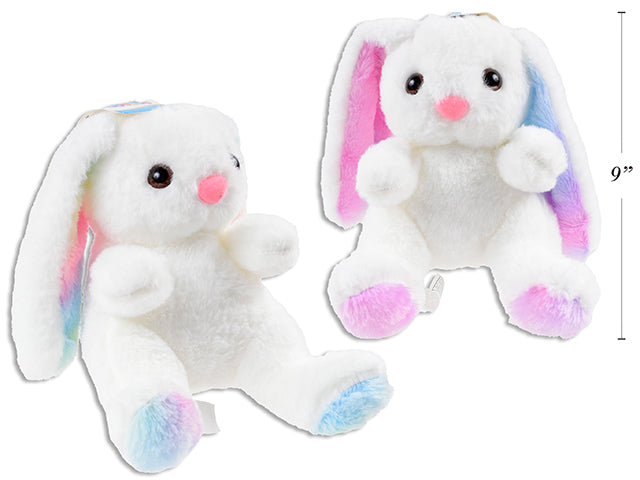 9” Bunny w/ Rainbow Ears & Paws