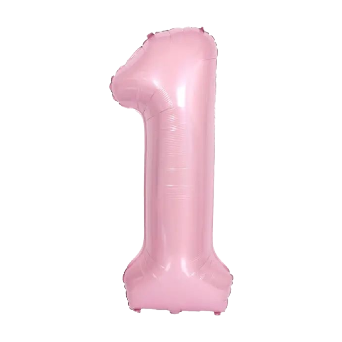 40" Light Pink Number Balloons (matte)