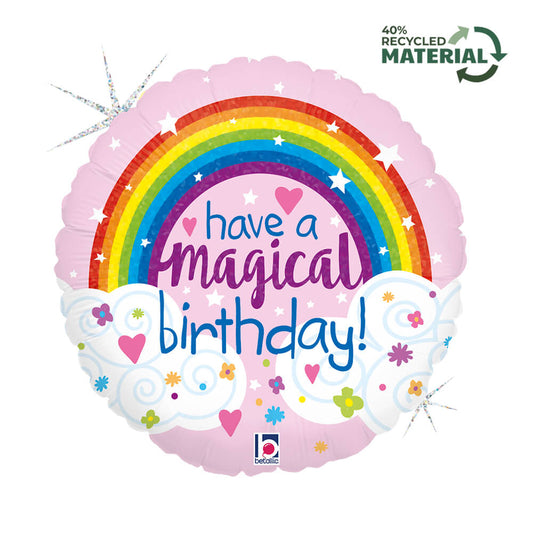 18" Magical Birthday Foil Balloon