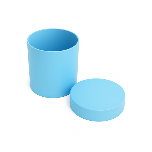 Satin Finished Acrylic Round Boxes (1 pc)