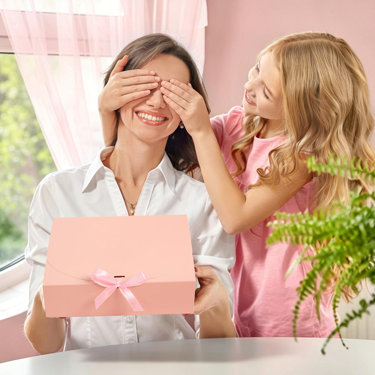 Gift Boxes w/ Satin Ribbon (Medium)