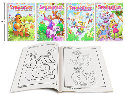 Spring Time Colouring & Activity Book