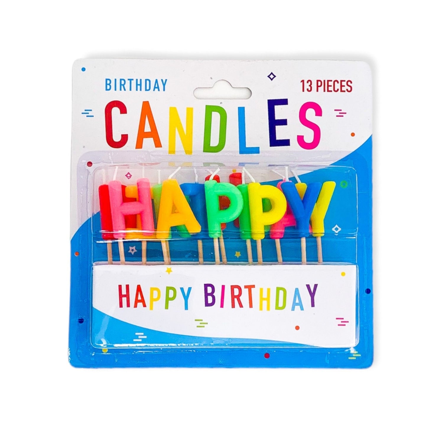 Happy Birthday Letter Party Candles