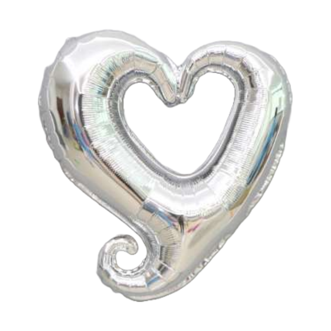 18" Link Heart Shape Foil Balloon