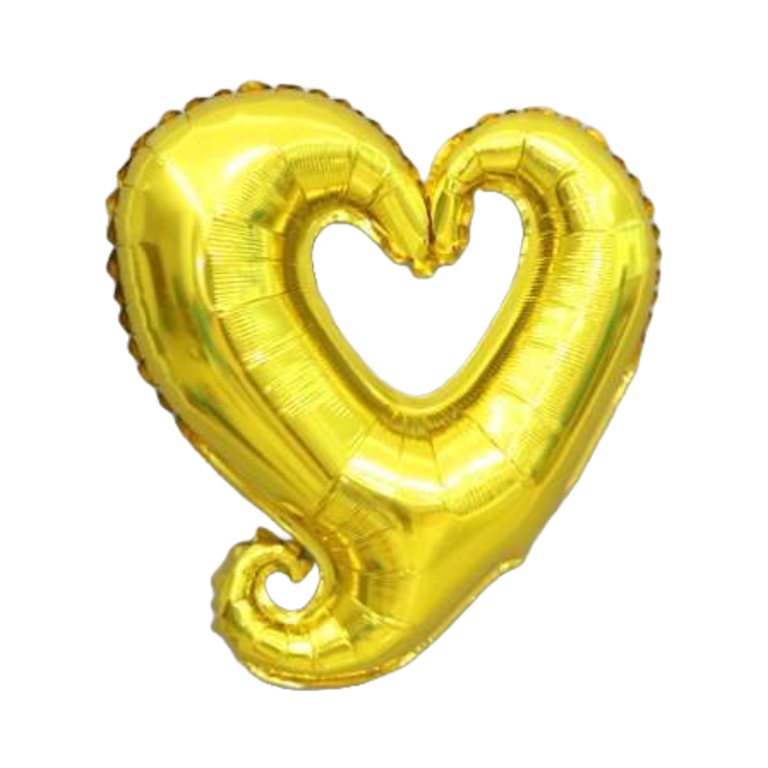 18" Link Heart Shape Foil Balloon