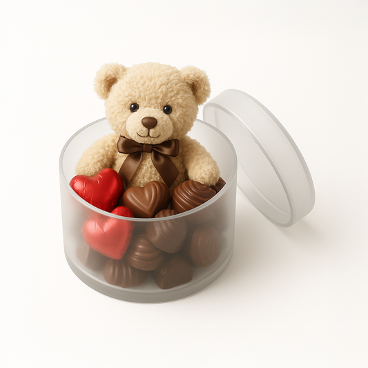 Satin Finished Acrylic Round Boxes (1 pc)