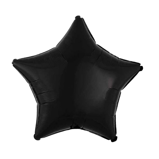 18" Black Star Foil Balloon