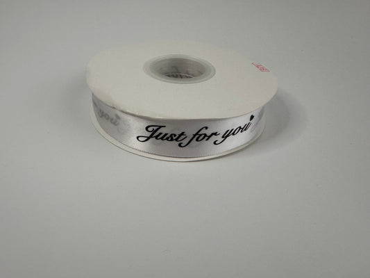 Just for You Ribbon (50 yards per roll, 1” width)