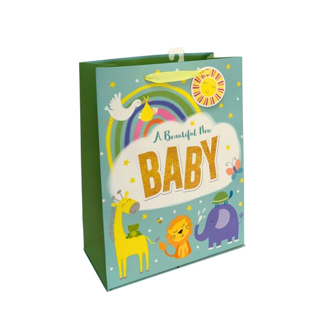 Animal Print Baby Paper Bags (Medium)