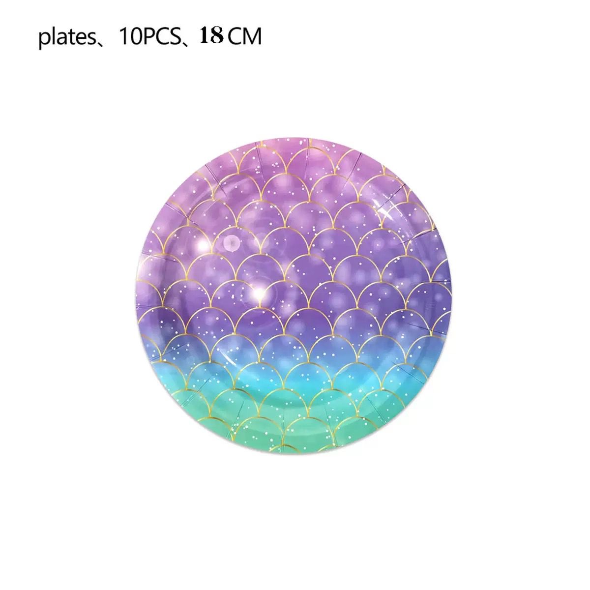 50pc Mermaid Partyware Bundle