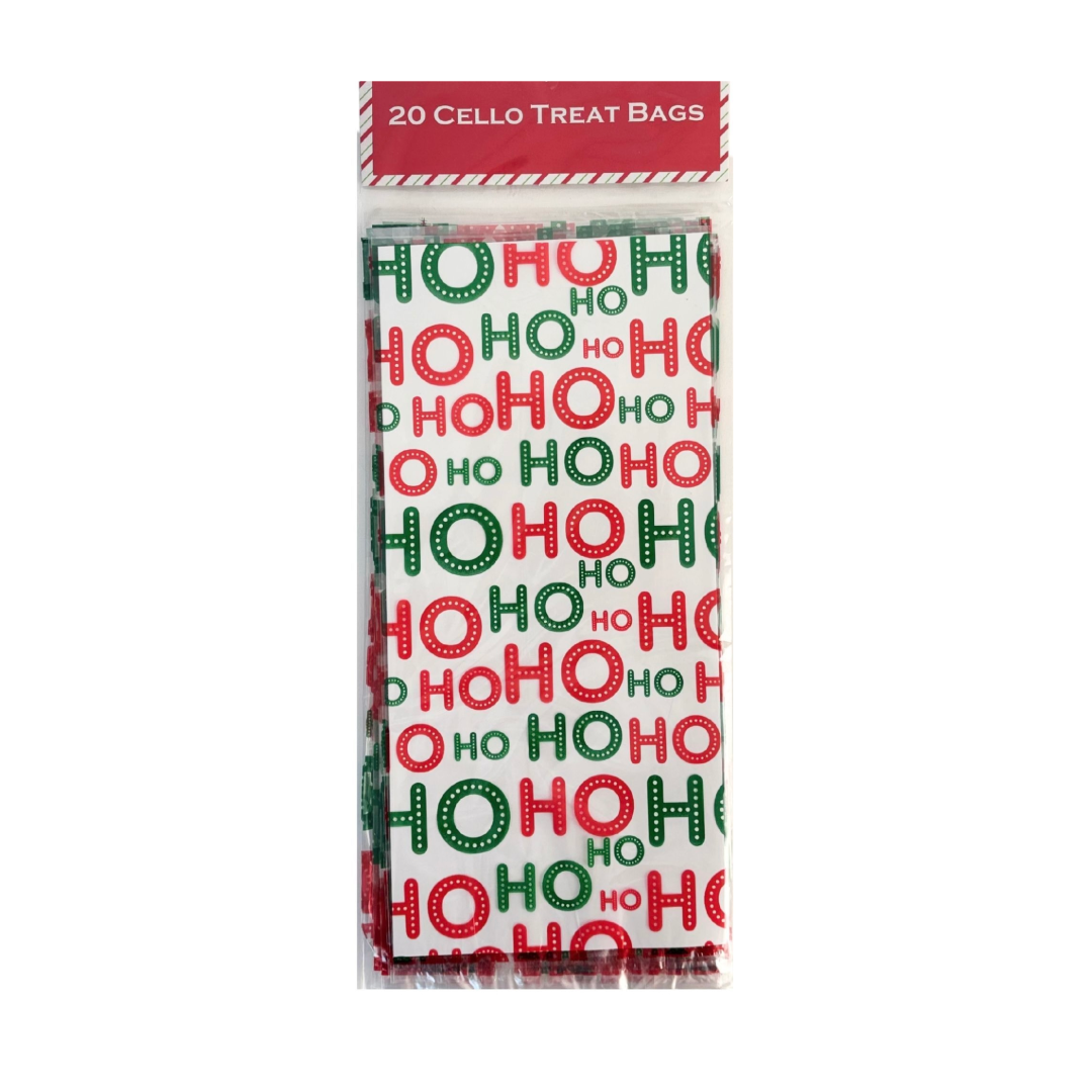 Christmas Cello Treat Bags (20 pcs)