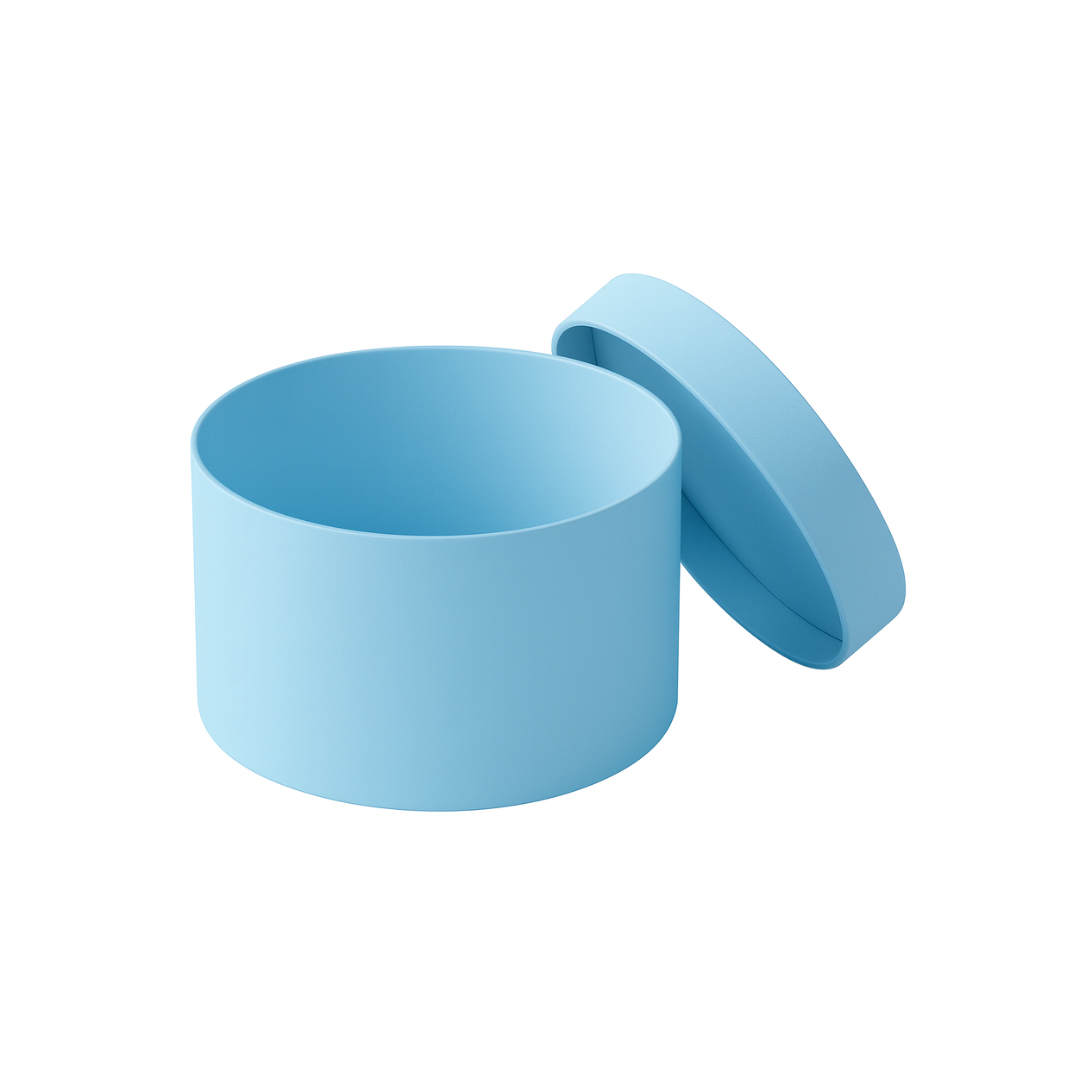 Satin Finished Acrylic Round Boxes (1 pc)