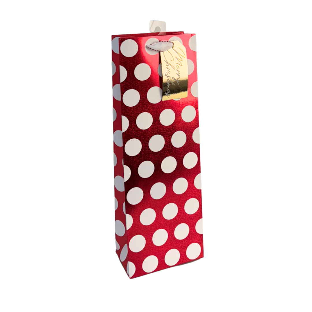 Contemporary Christmas Bottle Bags