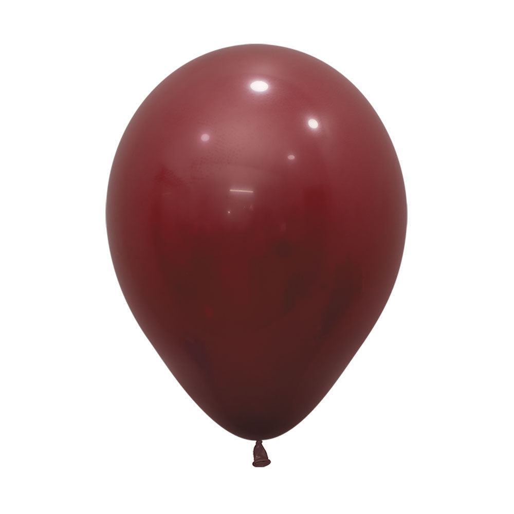 Fashion Merlot Round Latex Balloon
