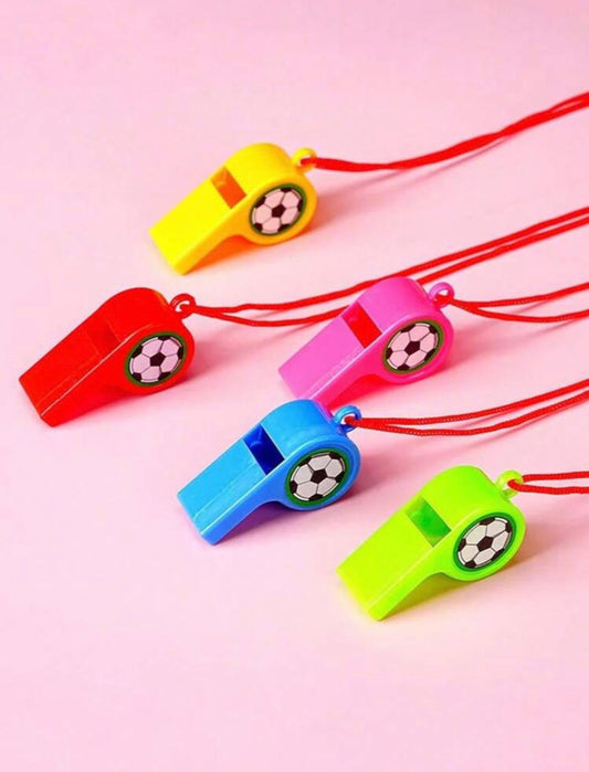 Soccer Whistle Party Favors (8 pcs)