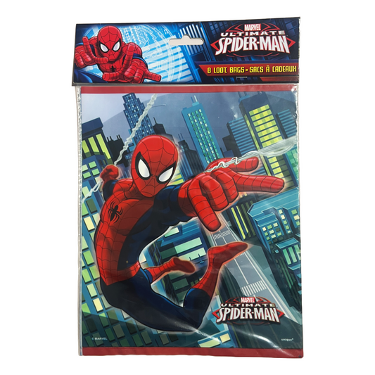 Spider-Man Loot Bags (8 pcs, per pk)