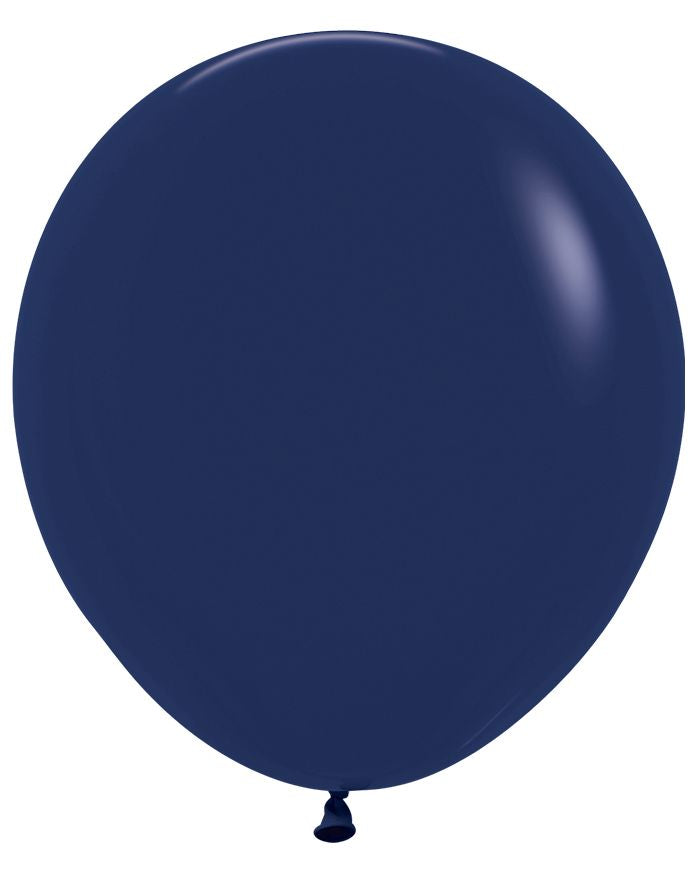 Fashion Navy Blue Round Latex Balloon