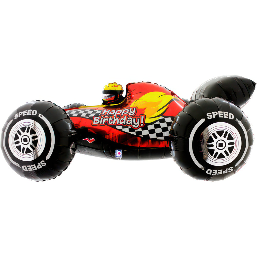 34" Super Dimensionals Sports Car Birthday Foil Balloon