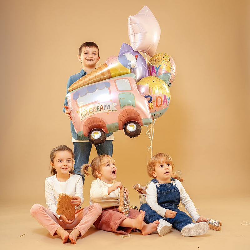 29” Ice Cream Truck Foil Balloon