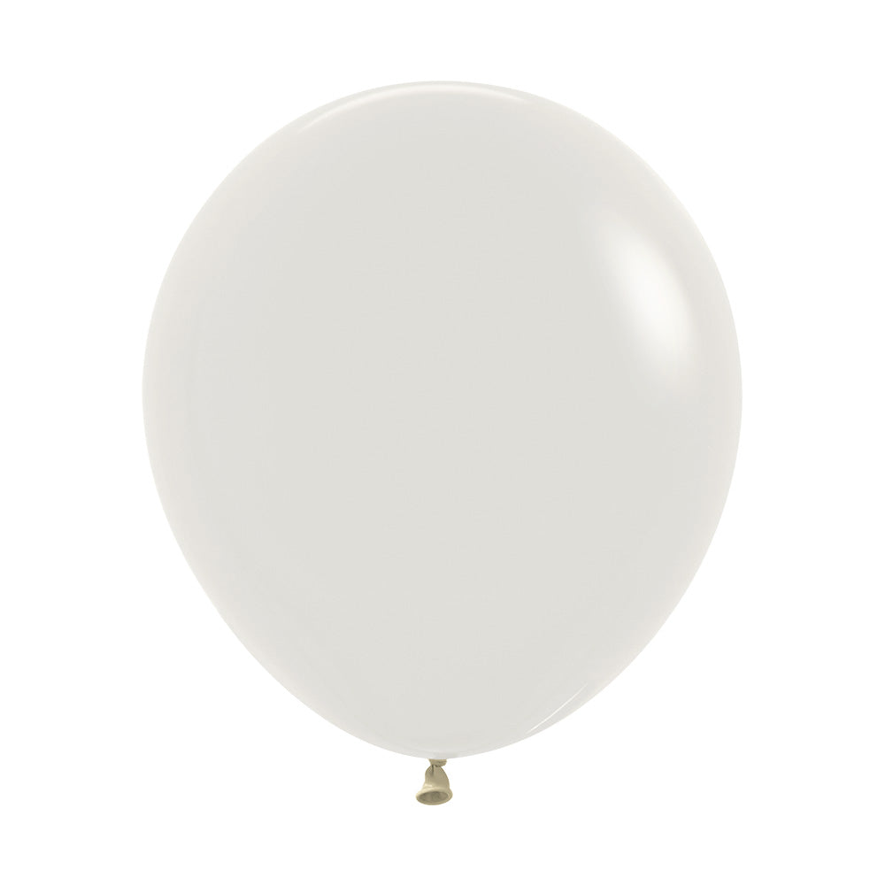 Pastel Dusk Cream Round Latex Balloon